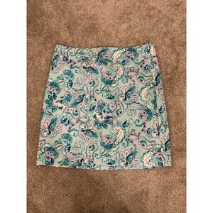 Talbots Woman Paisley Print Pencil Skirt, 14W